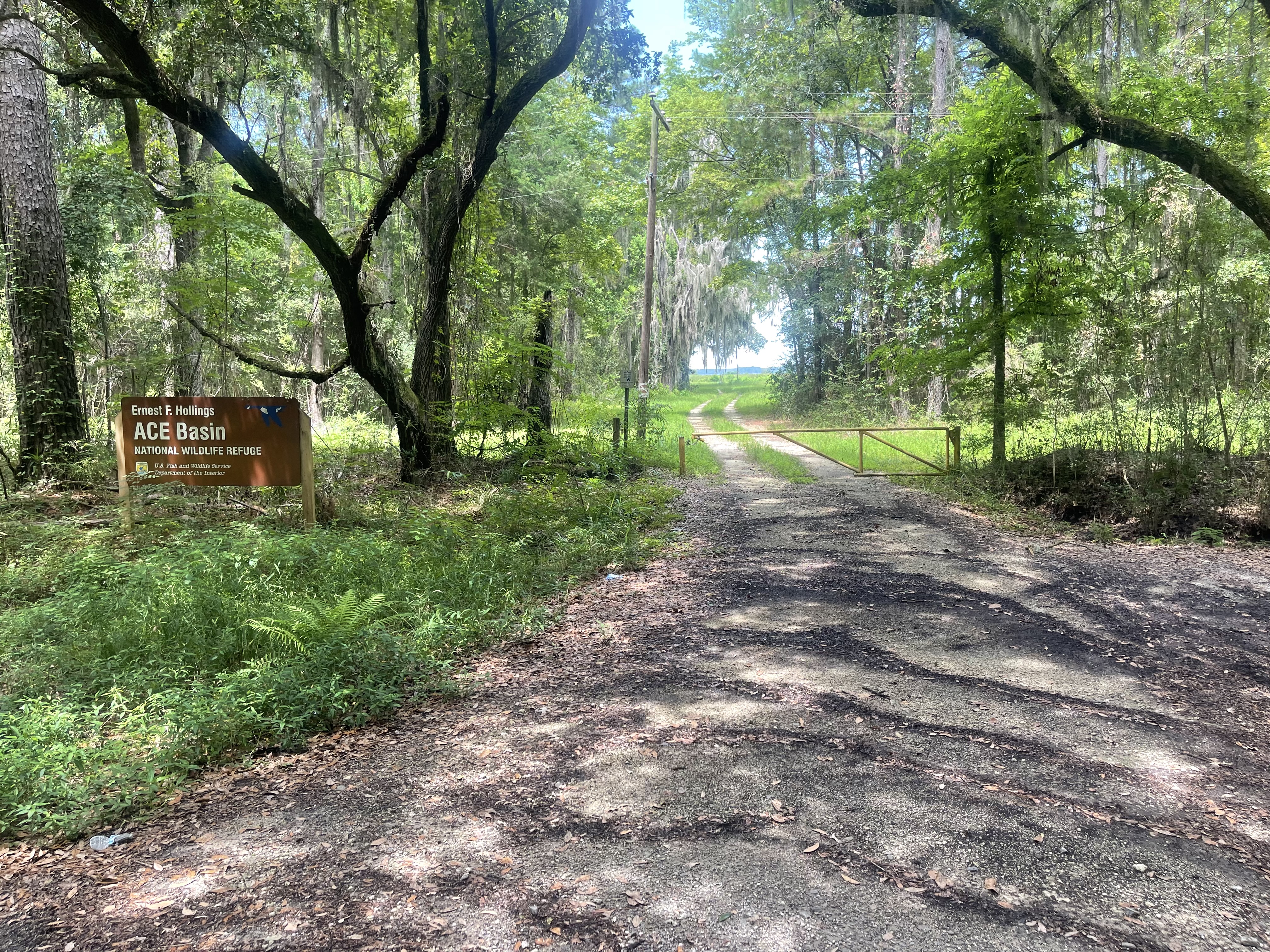 Lowcountry site entrance