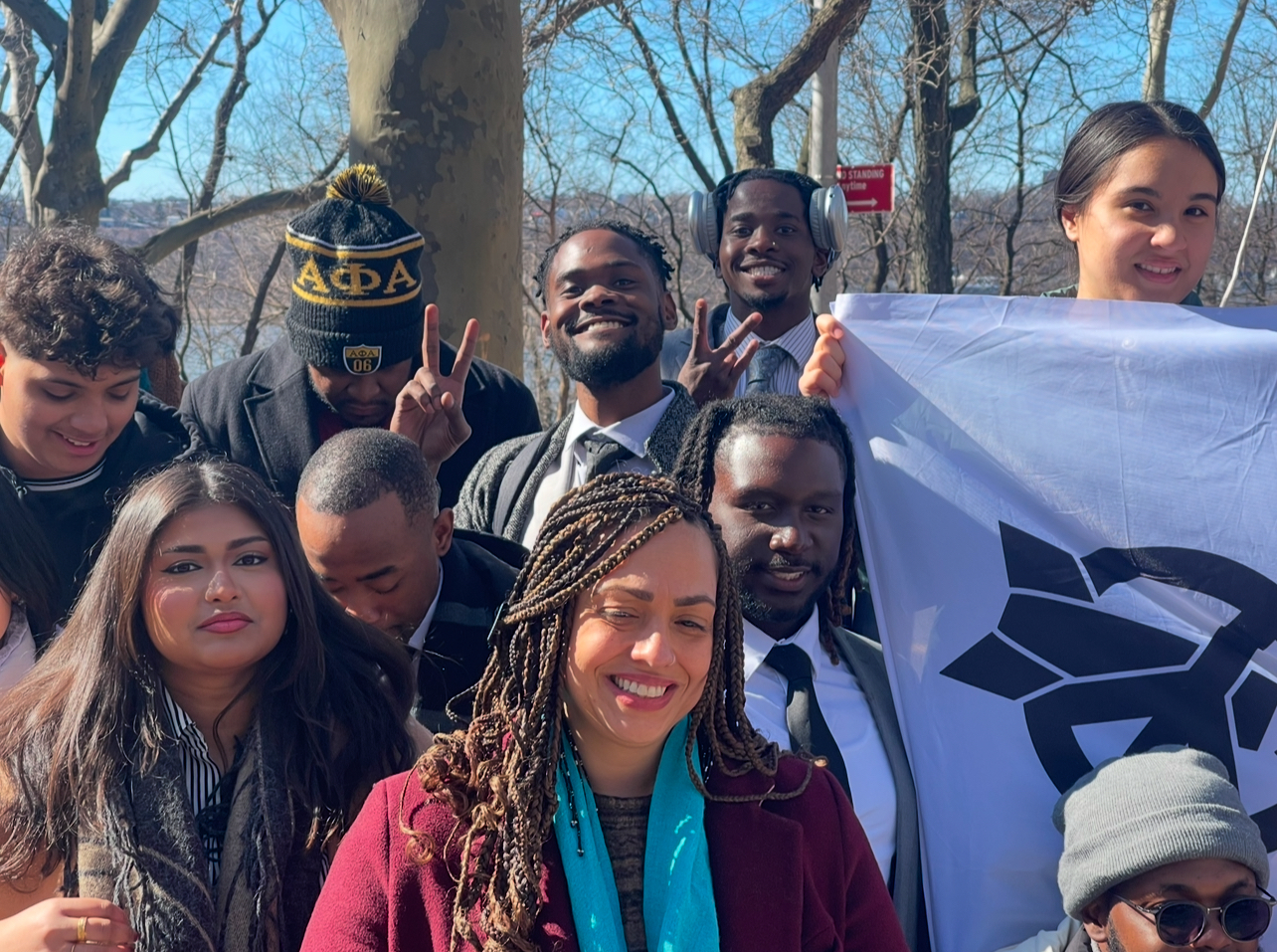 Group photo from Nuclear Ban Week connected to United Nations engagement